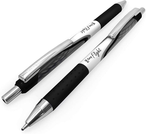 Zebra Classic Z-Grip Flight Ballpoint Pens - 1.2mm - Black Ink - Pack of 20...