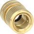 2 Sets (4 PCS) Brass Quick Hose End Connector Garden Hose Nozzle Connect Kit...