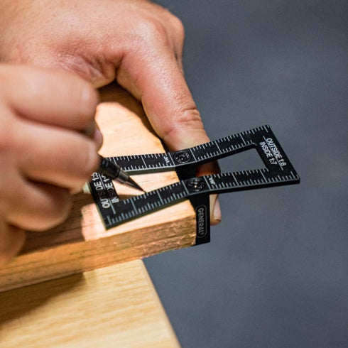 General Tools Woodworking Dovetail Marker Jig #47, Accurate and Precise Guide for 1:5, 1:6, 1:8, 1:10 Slopes, Black...