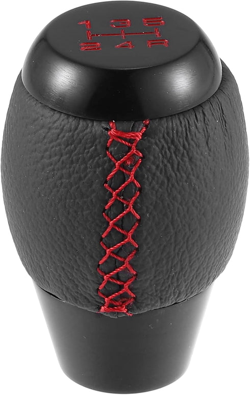 X AUTOHAUX 5 Speed Manual Gear Stick Shift Knob Transmission with Dust Cover Gear Lever Stick Shifter Handle for Honda Civic 1992-1995 Black...