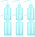 6 Pcs 250 ml/8 oz Tattoo Wash Bottle, Water Squirt Bottle Lab Squeeze Bottles, Lash Water Bottle Squeezer with Narrow Mouth Scale Labels for Medic...