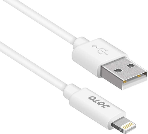 JOTO (6.6ft Lightning Cable Compatible with iPhone 13 Pro Max 13 Mini 12 11 XS XR X 8 Plus SE iPad 10.2 9.7 Pro Air iPod Touch 5 6th gen Nano 7th ...