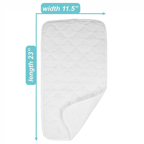 TL Care Ultra Soft Quilted Waterproof Changing Table Pad Liners, 11.5" x 23" 3Count...