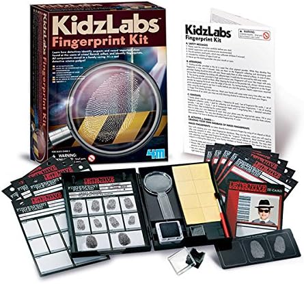 4M Toysmith, Kidzlabs Finger Print Kit, Dectective Science Kit , For Boys & Girls Ages 8+...