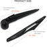 Rear Wiper Arm & Wiper Blade Replacement for Jeep Wrangler 2007-2017 / Jeep Wrangler JK 2018, Factory OE Style Rear Windshield Wiper Arm & Wiper B...