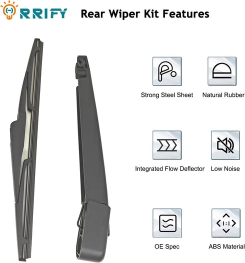 Rear Windshield Wiper Blade Arm Set for Kia Sorento 2015-2020 Rear Windsheild Back Wiper Arm and wiper Blade with Cover Assembly...