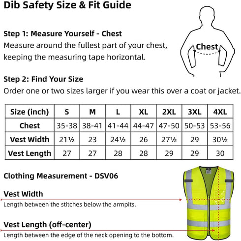 Reflective Vest Mesh, High Visibility Vest with Pockets and Zipper, Construction Work Vest ANSI Class 2,Yellow Mesh S...