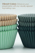 BakeChoice Cupcake Liners 400 Pcs Mini Cupcake Wrappers Baking Cups, Cup Cake Paper Cup, Food Grade Paper Cupcake Liners, Greaseproof Parchment Mu...