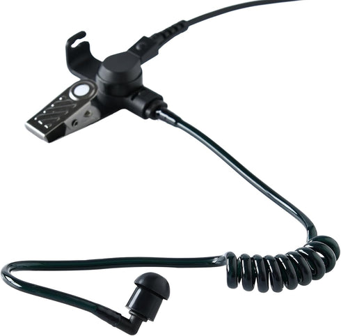 Acoustic Tube Earpiece Coil Tubes Replacement Compatible with Motorola Kenwood Baofeng Midland Two Way Radio Headsets or Walkie Talkie Earpieces (...
