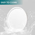 Silicone Bathroom Tray Round Vanity Tray Decorative Soap Holder Kitchen Countertop Organizer Coffee Table Decor for Candle, Perfume, Plant, 9 Inch...