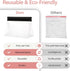 PACKISM Leak Proof Clear Travel Pouch - Sealed TSA Approved Toiletry Bag, BPA-free Reusable, Semi-Transparent Clear Cosmetic Bag with Flat Bottom,...