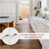 4X Polished Chrome Cabinet Hardware Round Mushroom Knob Drawer Handles 30mm/1.18" for Kitchen Cupboard Furniture Chest Door Dresser Bathroom (Rose...