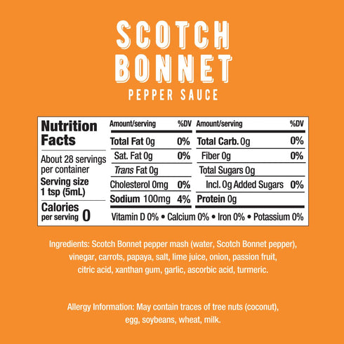 Melinda’s Scotch Bonnet Hot Sauce - Gourmet Scotch Bonnet Pepper Sauce - Made with Scotch Bonnet Peppers, Carrots, Papaya & Lime Juice - Keto, Veg...