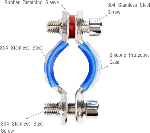 Fix Sinking Office Chair, 304 Stainless Steel Office Chair Saver for Stop Sinking, Sinking Office Chair Repair Kit with Allen Wrench, Adjustable C...
