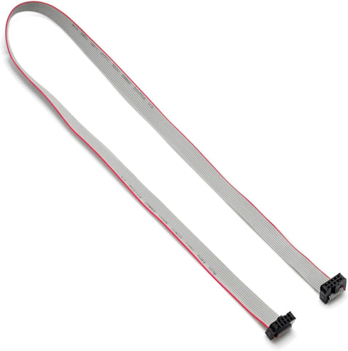 Gikfun 2PCS Flat Ribbon Cable 2.54mm Pitch 2 Row 10 Pin Female to Female Wires IDC Ribbon Connector for Arduino EK1282...