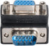CY Adapter 90 Degree Up Angled VGA SVGA Male to Female Extension Adapter for Monitor Projector...