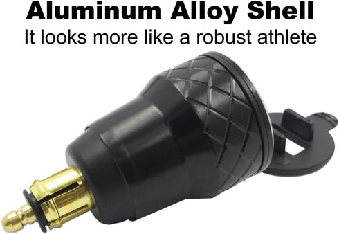 Aluminum Alloy Quick Charge 3.0 Dual Motorcycle USB Charger for BMW Motorcycle Charger for Triumph Tiger Ducati Cigarette Lighter Voltmeter QC3.0 ...