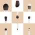Travel Makeup Brush Set, Mini Makeup brushes with Storage Bag Foundation Powder Concealers Contour Blush Eye Shadows Makeup Brush Set 9pcs With Bo...