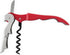 True Brands TrueTap Double Hinged Waiters Corkscrew, Top-notch Stainless Steel Opener with Foil Cutter Built to Last Wine Key Red, Set of 1...