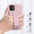 LAUDTEC Silicone Kickstand Case Compatible with iPhone 11, Vertical and Horizontal Stand Hand Strap Metal Kickstand Cover, Flexible Soft Liquid Si...