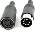 uxcell 2 Set Plastic Housing 7Pin Female + Male DIN Connector Adapter...