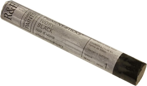 R&F Handmade Paints - Professional Oil Pigment Stick, Ivory Black, 38 ml...