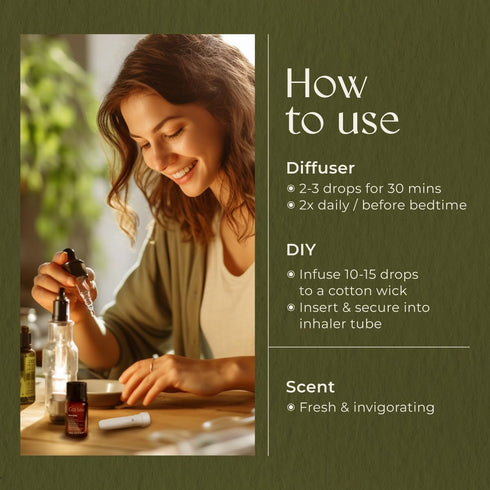 Gya Labs Breathe Essential Oil Blends - 100% Pure Natural Breathe Easy Essential Oils from Eucalyptus, Peppermint and More for Humidifier Cleaner ...