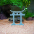 Aquarium Decorations Asian Japanese Shinto Torii Gate Fish Tank Decorations Miniature Shrine Japan Style Ornament Underwater Landscape Decoration,...