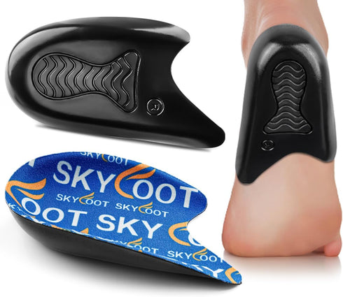 Skyfoot Heel Cups for Achilles Tendonitis, Heel Bone Spurs, Orthotic Inserts for Achilles Tendon Support, Heel Cushions for Heel Pain Relief for W...