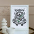 2pcs Raccoon Stencil 11.7x8.3inch Funny OK Gesture and Raccoon Drinking Painting Template with Paint Brush for DIY Art Craft Raccoon Decoration Wo...