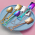 10Pcs Shovel Spoons Stainless Steel Spoon Reusable Dessert Spoons for Coffee Tea Ice Cream Fruit Sugar Cake...