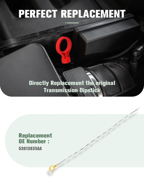SCITOO for Chrysler Engine Oil Dipstick Replacement 53013835AA 2005-2008 for Chrysler 300 2006-2008 for Dodge Charger Oil Dipstick...