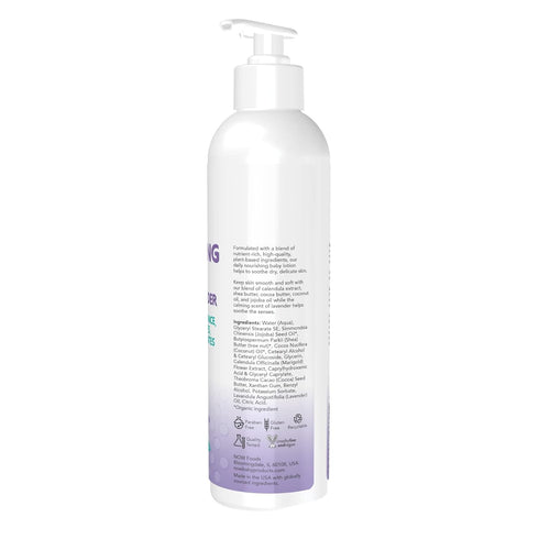 NOW Baby, Nourishing Lotion, Calming Lavender, Paraben Free, 8 Fluid Ounces...