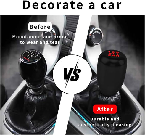 Car Gear Shift Knobs, Manual Gear Shift Knobs Replacement, Universal Car Accessories Interior Stick Shift Knob, Manual 5 Speed Universal Gear Stic...