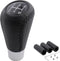 5 Speed Shift Knob Shifting Lever Leather Gear Stick Transmissions Shifter Handle Fit Most Manual Cars Truck SUV Vehicle (Black)...