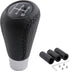 5 Speed Shift Knob Shifting Lever Leather Gear Stick Transmissions Shifter Handle Fit Most Manual Cars Truck SUV Vehicle (Black)...