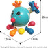 Baby Toys, Baby Teething Toys,Baby Octopus Spinning Toys can be gnawed and Gum Exercise Press Sound Toys.Development Educational 6 7 8 9 10 12 Mon...
