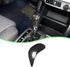 ABS Carbon Fiber Grain Gear Shift Knob Cover Head Trim Cover Interior Moulding Decoration Sticker Accessories for Toyota Alphard 2011-2014 for Toy...