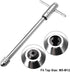 uxcell Adjustable Ratchet Tap Wrench T-Handle, for Metric M5-M12 Thread Taps, Ratcheting T Handle Holder Reamer Hand Tapping Tool for Machinist Re...