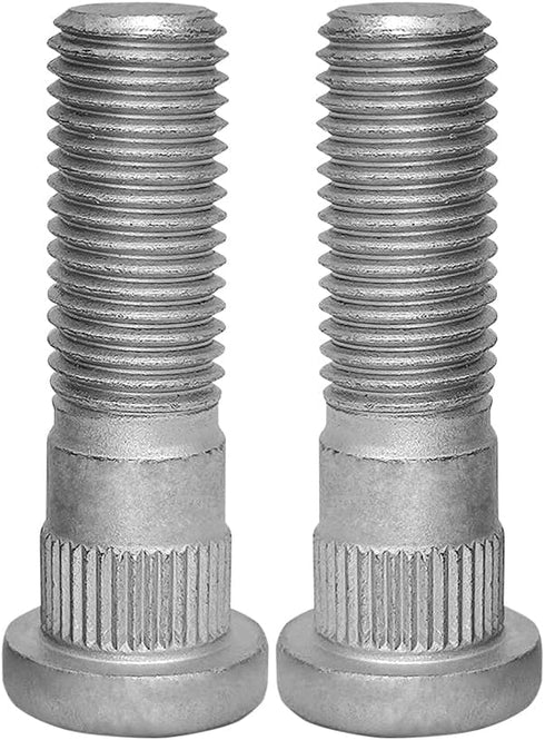 M12x1.50 Chrome Wheel Lug Stud Nut Set Compatible with 2006-2021 Ford Focus Fusion Fiesta Escape EcoSport Ranger MKC MKZ, Replaces 611-303 CV6Z101...