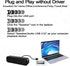 ZETIY Updated Computer Speaker, USB Powered Speaker for Desktop,Windows PC,Mac. Portable Mini Sound bar-Plug and Play with Volume Control and Mute...