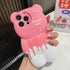 Cute Compatible with iPhone 13 Pro Max 6.7 inch Phone Case, Hearts Bear Case, Soft Shockproof Silicone Cover for Women Girls(Hearts)...