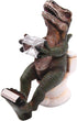 Dinosaur Sitting on a Toilet Tape Dispenser, Unique Desk Accessory, Funny Office Supplies, 5.5 Inches...