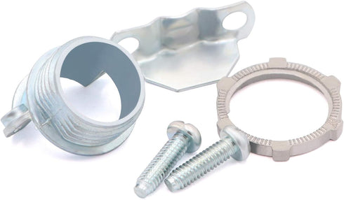 10pcs 3/4Inch Clamp Type Cable Connectors for Metallic Conduit Protect Cables Silver...