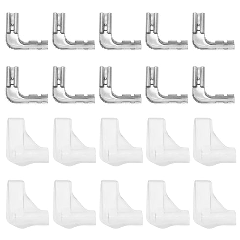 50PCS 2.8mm Crimp Terminal Spade Connector 90° Angled with 50PCS Insulating Sleeves for Equipment Switch Quad Bike Scooter Boat Household Applianc...