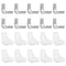 50PCS 2.8mm Crimp Terminal Spade Connector 90° Angled with 50PCS Insulating Sleeves for Equipment Switch Quad Bike Scooter Boat Household Applianc...