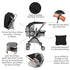 Nakazawa Stroller Shade Extender,Baby Stroller with High Landscape Bidirectional Design, Ultimate Protection and Full Coverage for Your Little One...