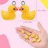 Syhood 40 Pcs Mini Resin Duck Charms,Tiny Yellow Duck Pendants DIY Baby Pendants Jewelry Charms for Bracelet Necklace Jewelry Making Party Supplie...