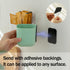 MORNITE Fridge Magnetic Cup Storage Rack, Magnetic Locker Organizer for Pen, Holder for Laundry, Board, Desks, Dresser, White......