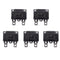 5Pcs 125/250V AC 32V DC Thermal Circuit Breaker 4amp AUTO Reset Overload Protector Switch Automatic Reset Relay Fuse 4A...